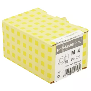 Svetsmutter M4 200St Din929 Sexkant