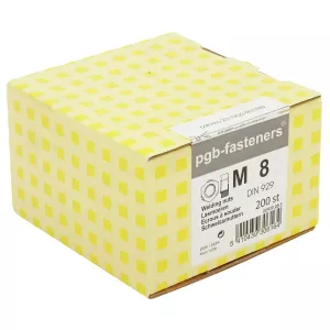 Svetsmutter M8 200St Din929 Sexkant