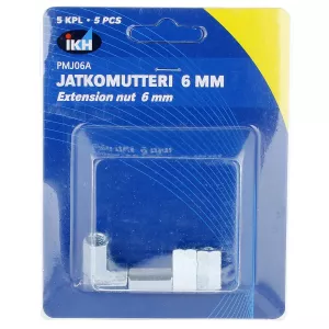 Förlängningsmutter M6 5St Din6334