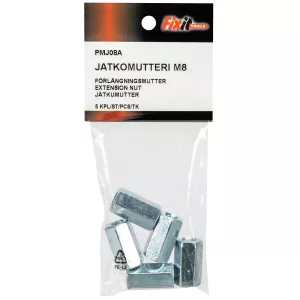 Förlängningsmutter M8 5St Din6334