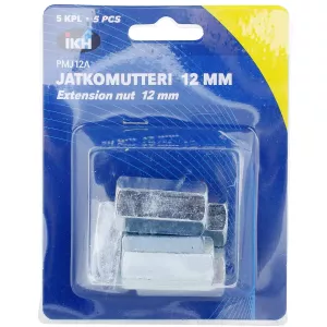 Förlängningsmutter M12 5St Din6334