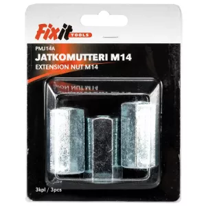 Förlängningsmutter M14 3St Din6334