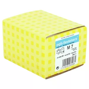 Låsmutter M7 200St Din985 Nyloc