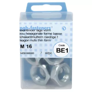 Mutter Låg M16 7St Din439B Förzinkad