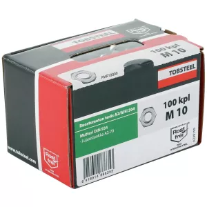 Mutter M10 Rf A2-70 100St Din934