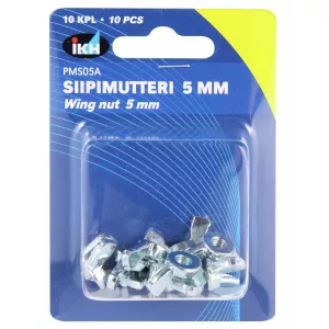 Vingmutter M5 10St Din315