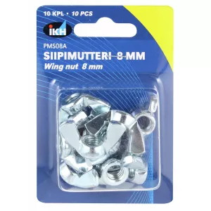 Vingmutter M8 10St Din315
