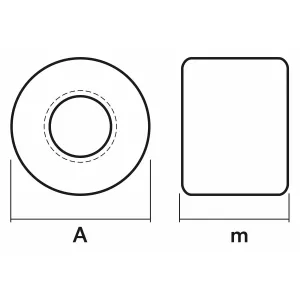 Trapetsgängad Mutter Tr16X4 Din103 Rund