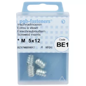 Rampamuff (Inn./Yttre) M5X10X12Mm 4St Din7965A