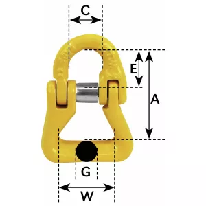 Rundslingskoppling 10-8 3,2T