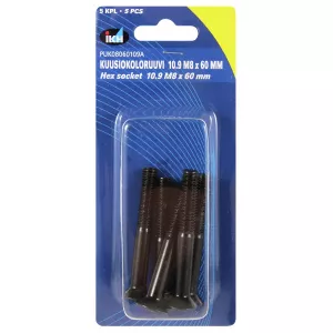 Insexskruv M8X60 10.9 5St Försänkt Din7991