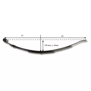 Bladfjäder 375Kg 3-Blad