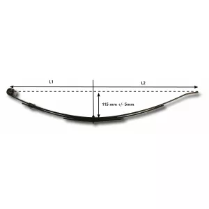 Bladfjäder 650Kg 5-Blad