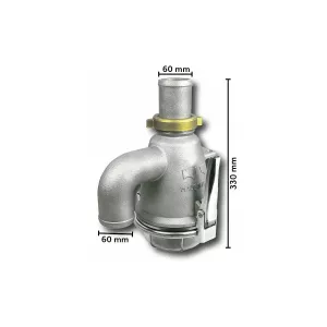 Slamavskliljarventil 60Mm