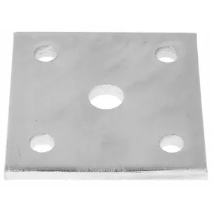 Fästplåt 100X100X8 Zinked