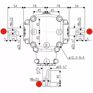 Vinkelväxel R035 1,92:1