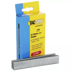 Häftklammer 91/20Mm 1000St/Låda