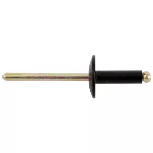 Blindnit Alum. Stor 4,8X16,0 Svart 25Pcs