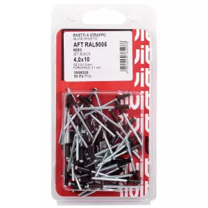 Blindnit Alum. 4,0X10,0 Black 50Pcs