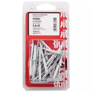 Blindnit Alum. Klotyp 5,0X25,0 25St