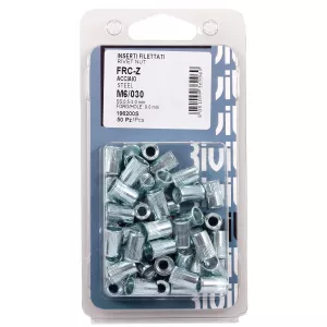 Blindnitmutter Stål M6 25St Försänkt