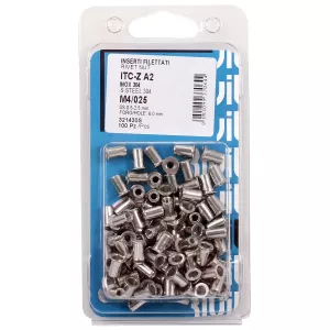 Blindnitmutter Rostfritt Stål M4 50St