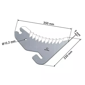 Rundbalspressar Kniv Welger 0982.21.04.00