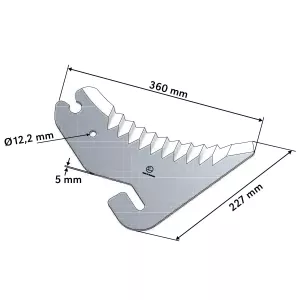Rundbalspressar Kniv Welger 0982.21.09.00