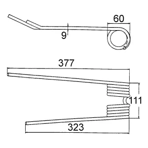 Rotorräfsa Pinne Höger Ylö