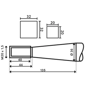 Spjut Till Gödselgrep / Krokodilgrip 810Mm