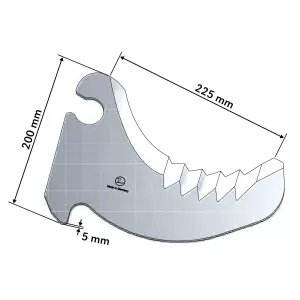 Rundbalspressar Kniv Krone 277.761.0