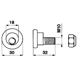 Bult För Knivlapp Vicon Nokka Ylö