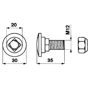 Bult För Knivlapp Taarup Elho Jf