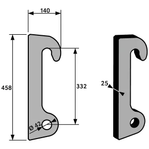Redskapsfäste  Jcb Liten 409