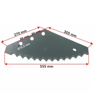 Fullfodervagn Kniv Peecon 960-020-003