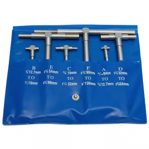 Teleskopstickmått Set 12,7-152,4Mm