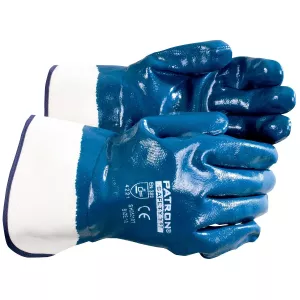 Nitril Belagda Handskar 9 Skyddskrage