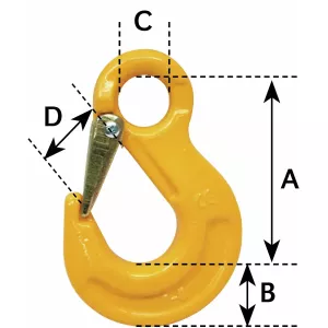 Spärrkrok 10-8 3,2T