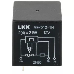 Blinkrelä Elektrod Jordslang 12V