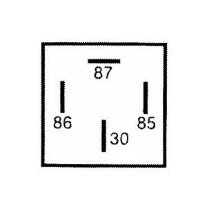 Omkopplingsrelä 4-Pol 12V 30A