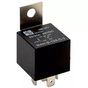 Relä 5-Pol 24V 20/30A Växlande