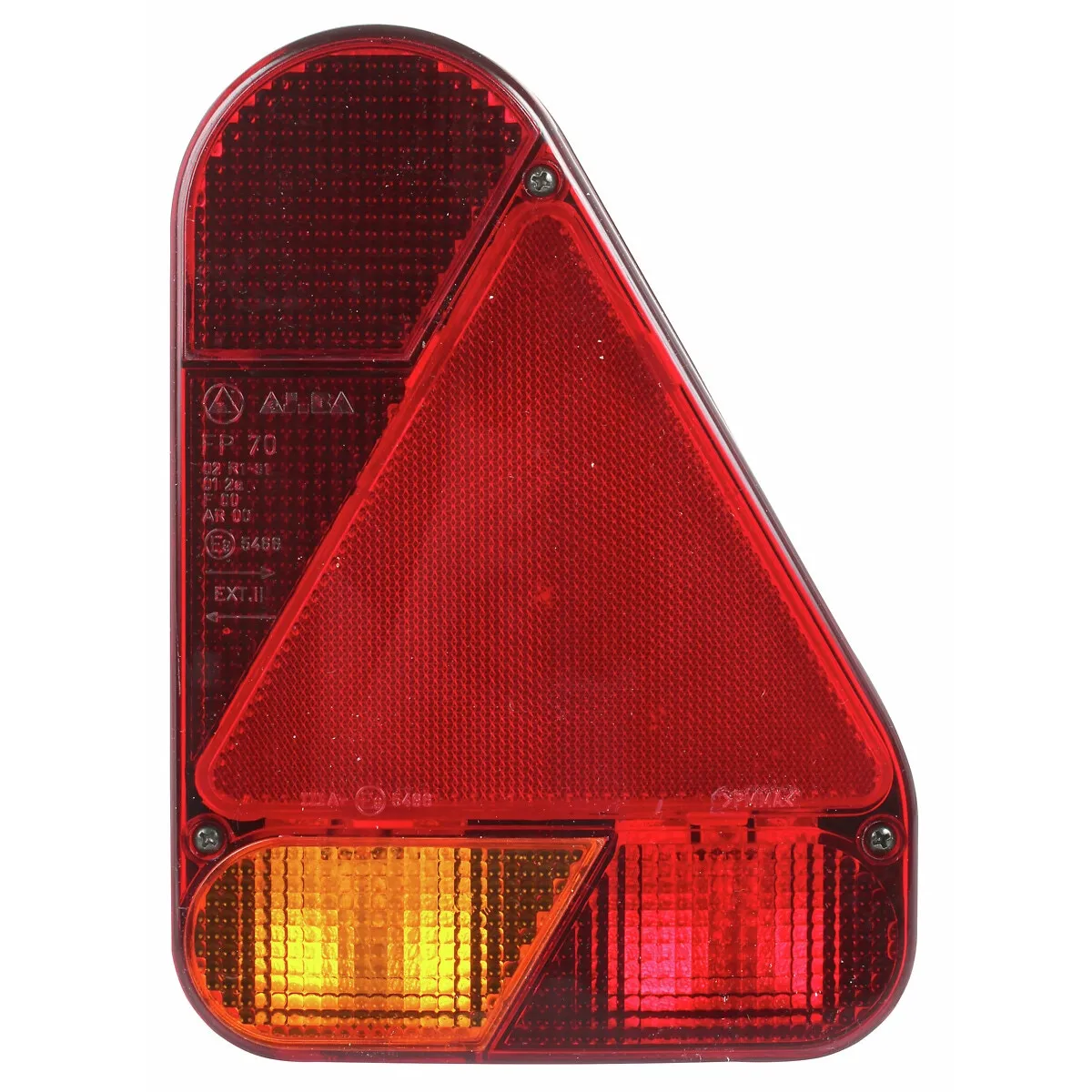 Bakljus Vertikal Kort Höger Snabbsärkoppling