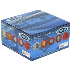 Bakljus Led 10-30V Runt Dimljus/Backning