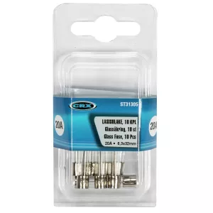 Säkring Glas 20A 6,3X32 10St
