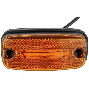 Positionsljus Led Gul 24V 0,5M Pol.Skydd