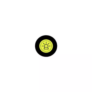 Tryckknappbrytare Varningsfyr