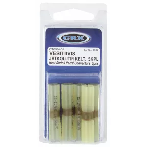 Vattentäta Skarvkoppling Gul 5St 4,0-6,0Mm2