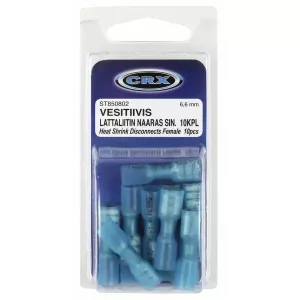 Vattentäta Flaststift Blå 10St 6,6Mm Hona