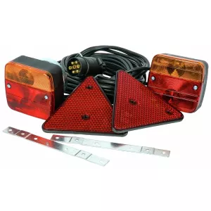 Belysningssats Till Släpvagn Med Magnetfäste 10,5M