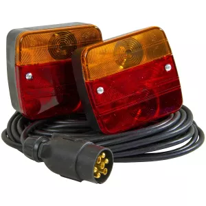 Belysningssats Till Släpvagn 7,5M 12V
